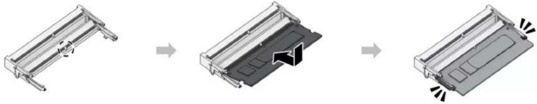 SYNOLOGY DS1522+ - Pour installer le module de mémoire - 1