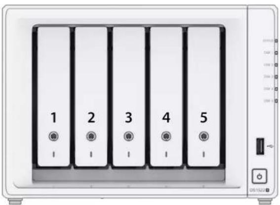 SYNOLOGY DS1522+ - Installation des disques - 5