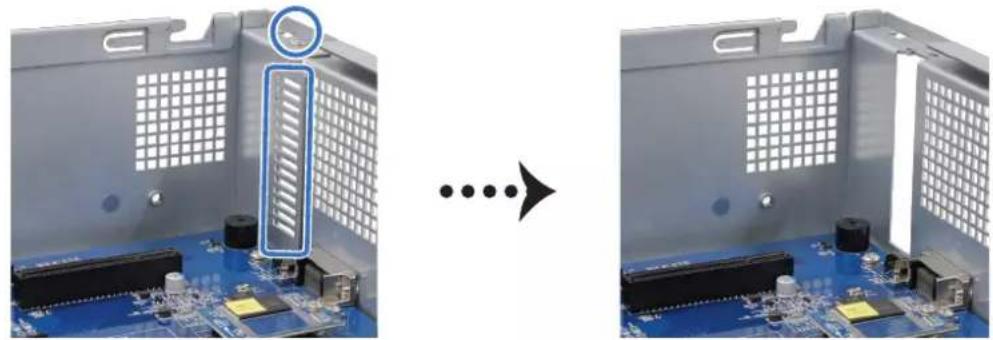 SYNOLOGY RS2421RP+ - Pour installer une carte d'interface réseau - 1