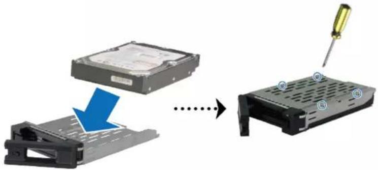 SYNOLOGY RS2421RP+ - Installation des disques - 2