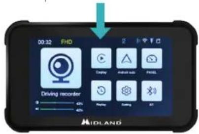 00:32 FHD Driving recorder 40% 40% Display Android mini FHDBL Fluency Cycling AT MIDLAND