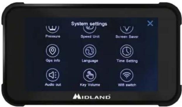 MIDLAND BikePlay Guardian - Main Menu - 2