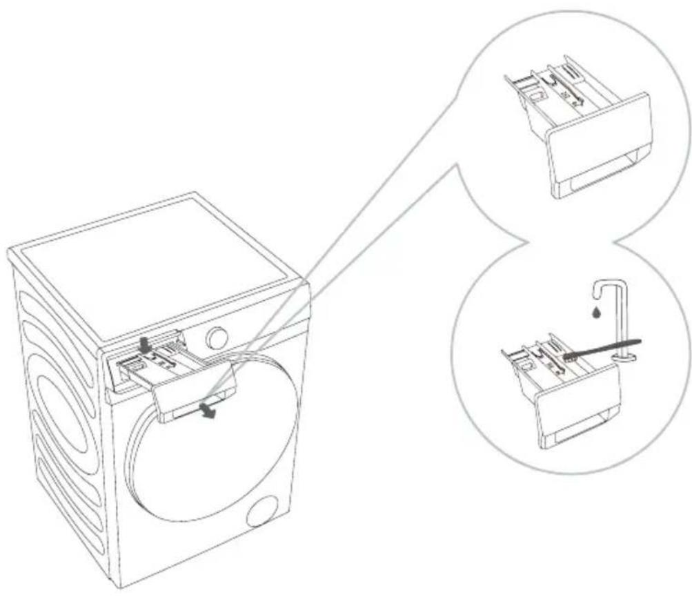 Frilec KOBLENZ8414WA-010 - NETTOYAGE DU COMPARTIMENT À DÉTERGENT - 1