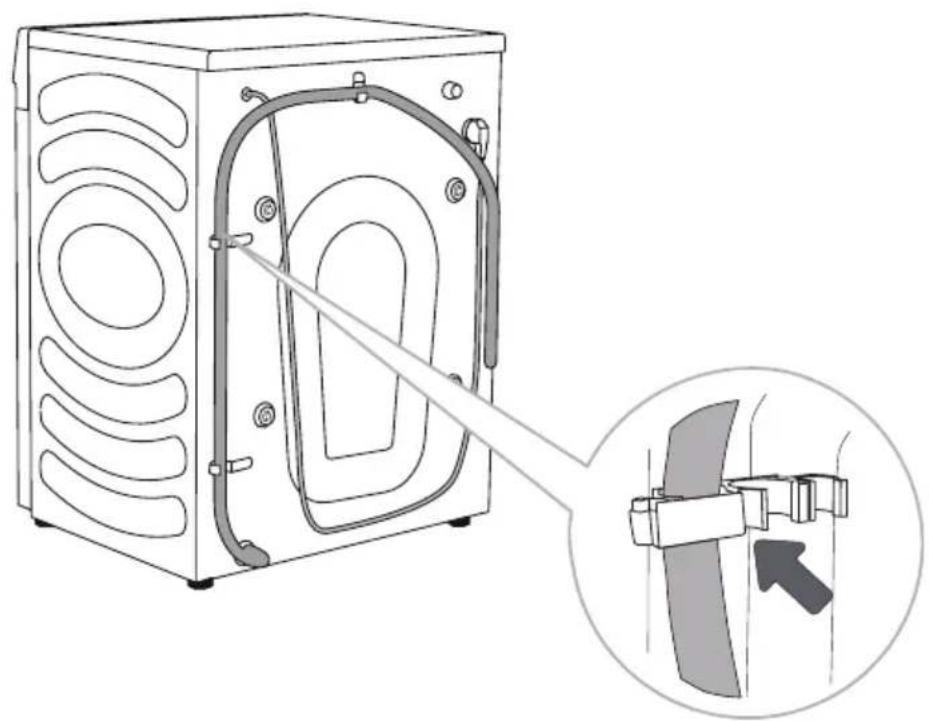 Frilec KOBLENZ8414WA-010 - RACCORDEMENT ET FIXATION DU TUYAU D'ÉVACUATION - 3