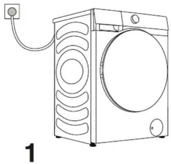 Frilec KOBLENZ8414WA-010 - MISE EN MARCHE DU LAVE-LINGE - 1