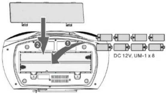 Soundmaster SCD8300 - BATTERIEBETRIEB - 1