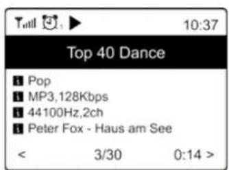 Soundmaster IR1500 - Spuštění přehrávání internetového rádia - 2