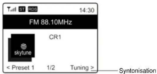 Soundmaster IR1500 - Recherche manuelle - 1