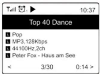 Soundmaster IR1500 - Spustenie prehrávania internetového rádia - 2