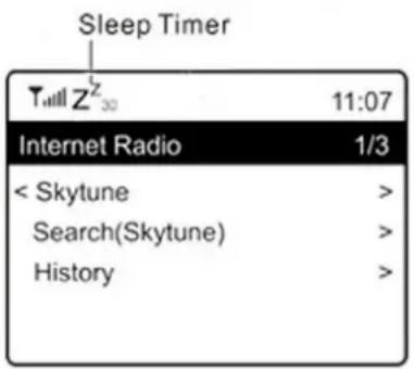Soundmaster IR1500 - SLEEP TIMER - 1