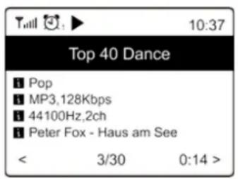 Soundmaster IR1500 - Avviare la riproduzione della web radio. - 2