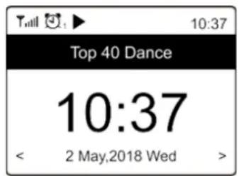Soundmaster IR1500 - Avviare la riproduzione della web radio. - 3