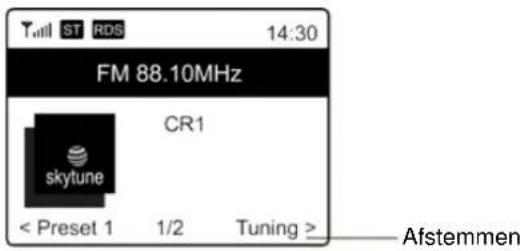 Soundmaster IR1500 - Handmatig afstemmen - 1