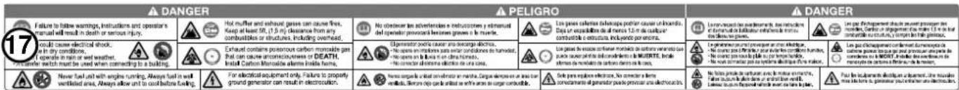 WESTINGHOUSE WGen14500TFc - DANGER - 4