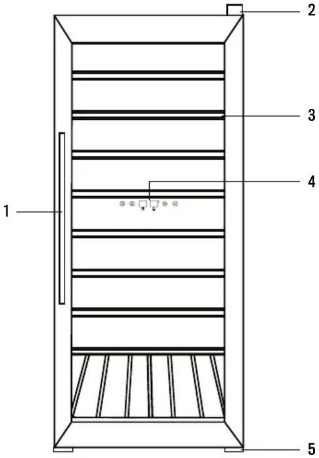 Create WINECOOLER XXL - ONDERDELEN LIJST - 1