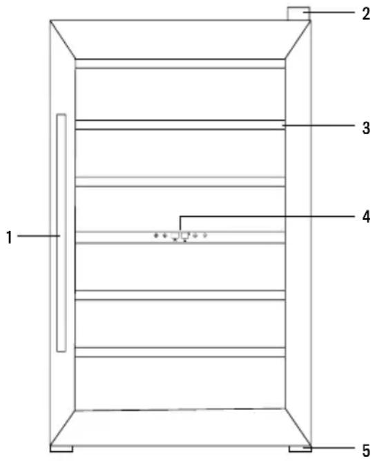 Create WINECOOLER XL - LISTE DES PIÈCES - 1