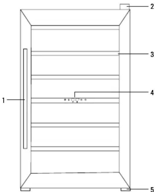 Create WINECOOLER XL - ELENCO DELLE PARTI - 1