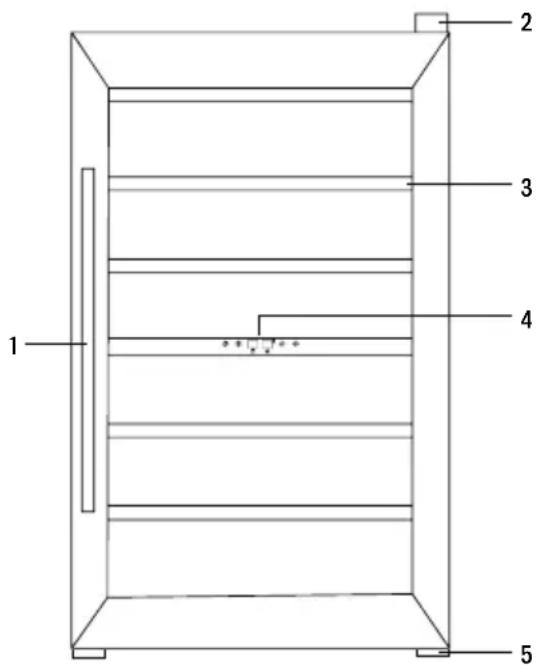 Create WINECOOLER XL - LISTE DER EINZELTEILE - 1