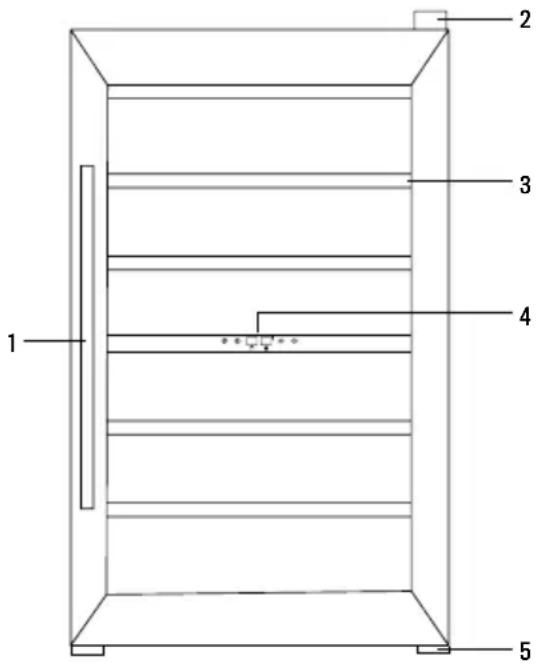 Create WINECOOLER XL - ONDERDELEN LIJST - 1