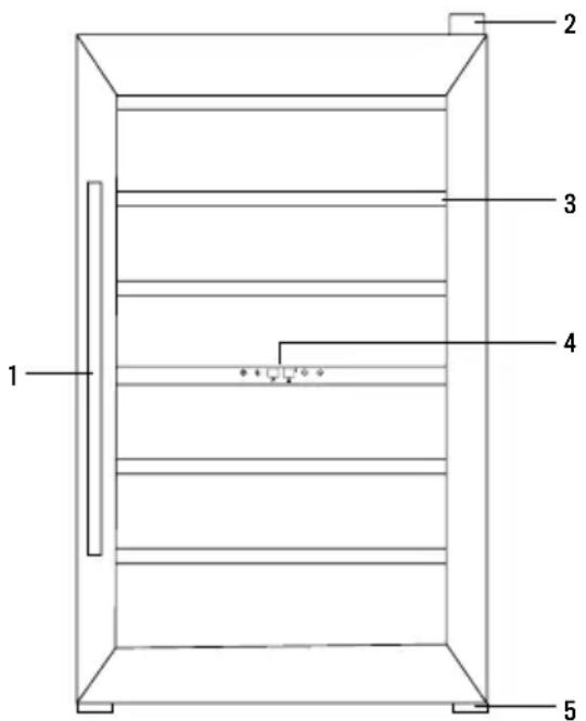 Create WINECOOLER XL - LISTA DE PEÇAS - 1