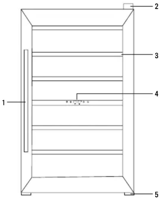 Create WINECOOLER XL - LISTADO DE PARTES - 1