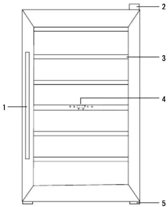 Create WINECOOLER XL - LISTA CZEŚCI - 1
