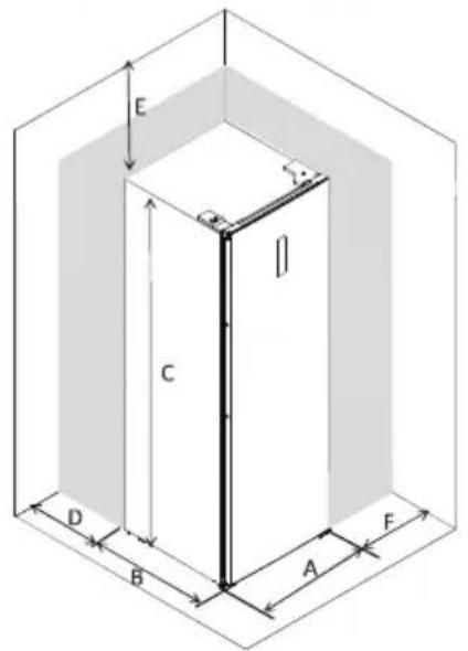 Frilec BREMEN252-NF-040CB - Space Requirement - 1