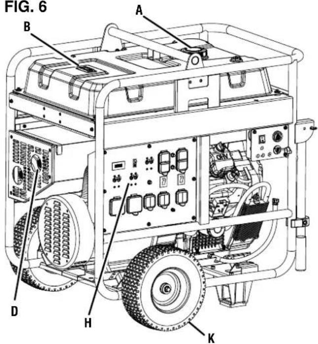 FIG. 6 A B D H K