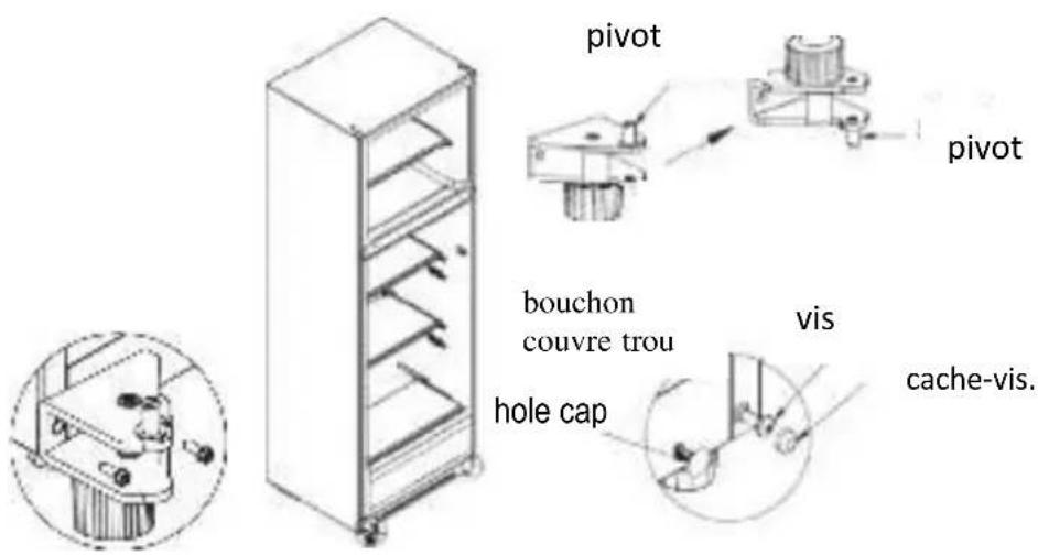pivot pivot bouchon couvre trou vis cache-vis. hole cap