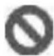 Glem Gas GRF290IX - Symbole d'interdiction - 1