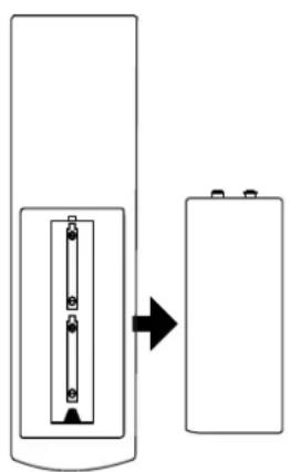 STRONG SRT 32HG6733C - INSTALLATION DES PILES - 1