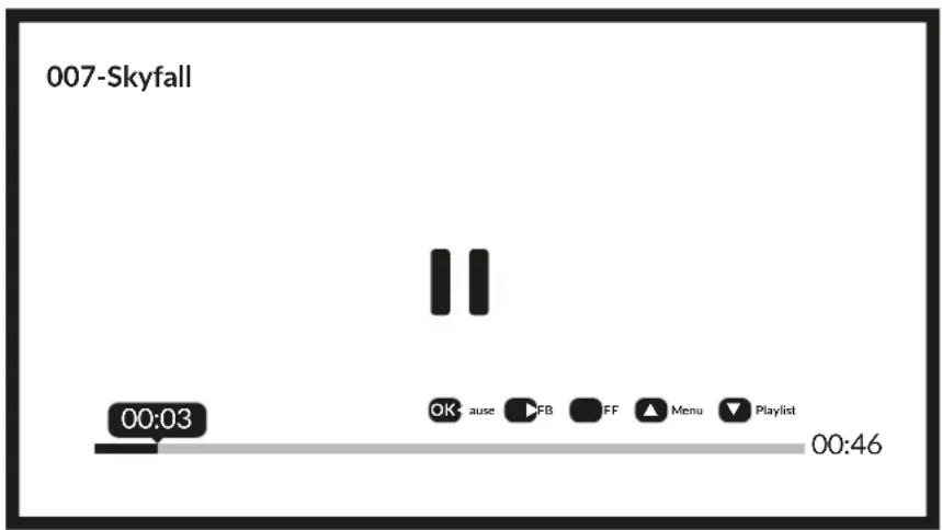 007-Skyfall 00:03 OK ause FB FF Menu Playlist 00:46