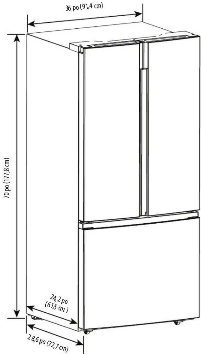 INSIGNIA NS-RFD21CISS0 - Dimensions - 1