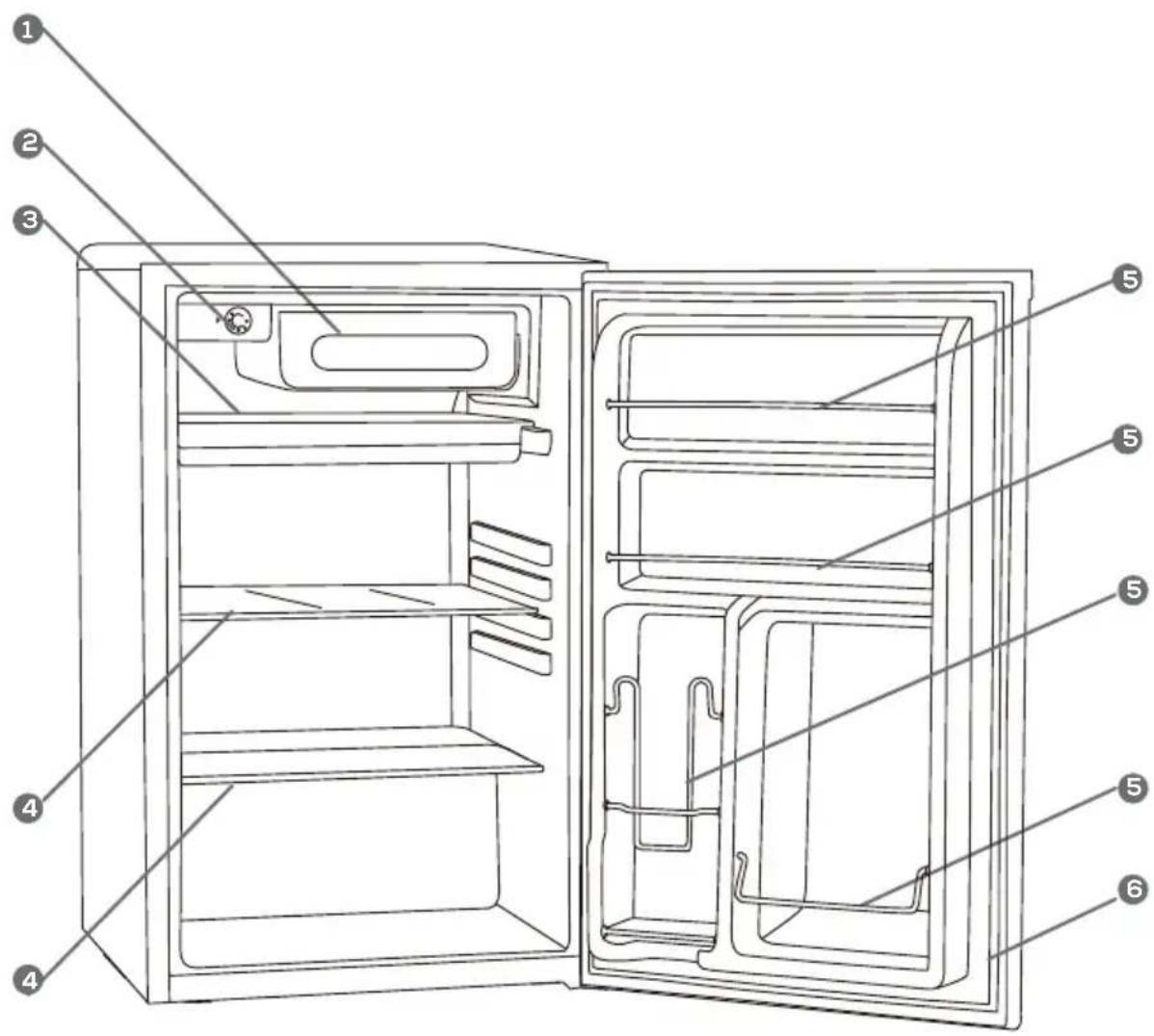 THOMSON TFR441 - DOOR OPEN - 1