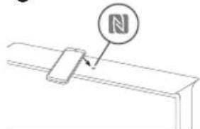 SAMSUNG GQ55LS01D - Using the NFC on TV function - 3