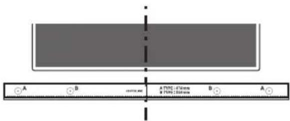 SAMSUNG HW-B760D - Componentes del montaje en pared - 5