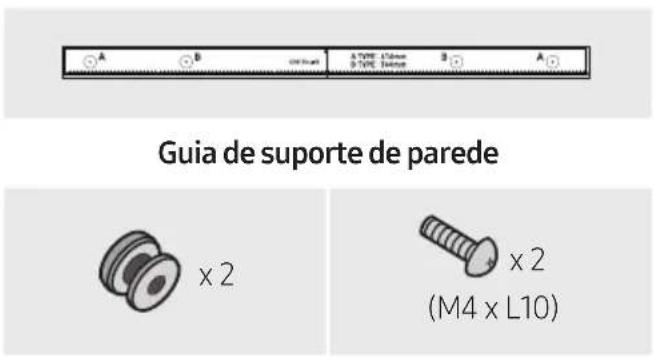 SAMSUNG HW-B760D - Componentes do suporte de parede - 1