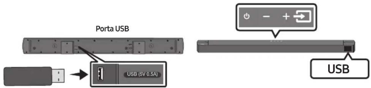 SAMSUNG HW-B760D - LIGAR UM DISPOSITIVO DE ARMAZENAMENTO USB - 1