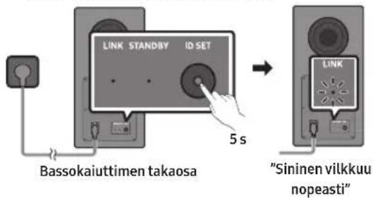 SAMSUNG HW-Q710D - Jos bassokaiutin ei muodosta yhteyttä automaattisesti - 1