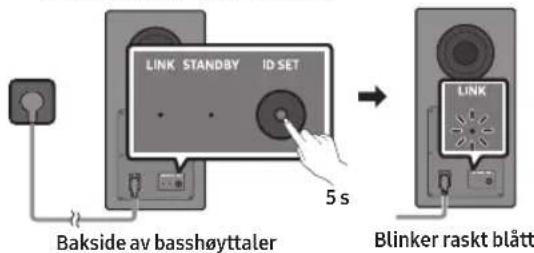 SAMSUNG HW-Q710D - Hvis subwooferen ikke kobles til automatisk - 1