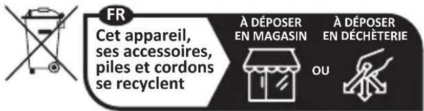 Titanwolf 305785 - Consignes concernant le recyclage des piles - 1
