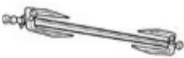 Arendo 303590 - Barra giratoria para asados/aves (6/12) - 1