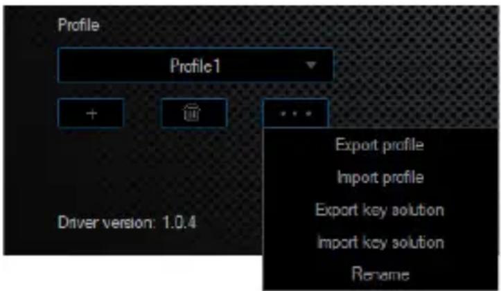 Titanwolf 303984 - Configuring the profiles - 1