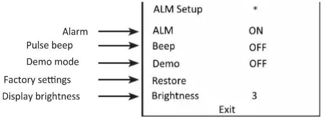 Medicinalis 304790 - Parameter settings ("Sound Settings" / "Default Settings") - 1