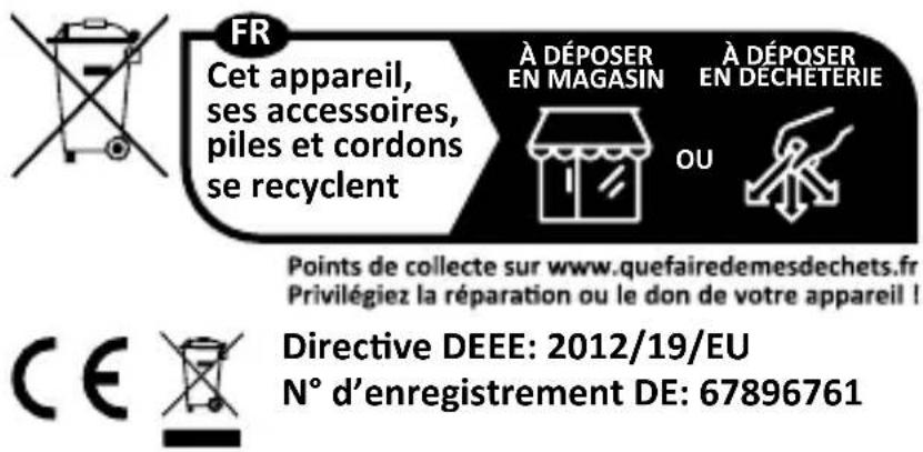 Brandson 306561 - Indications pour l'élimination des batteries - 1
