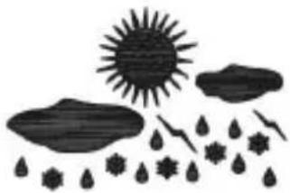 Bearware 304273 - Wetterpiktogramme: - 1