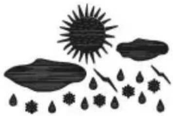 Bearware 304273 - Pittogrammi meteo: - 1