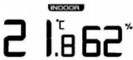 Bearware 303715 - Visualizzazione della temperature interna e dell'umidità - 1
