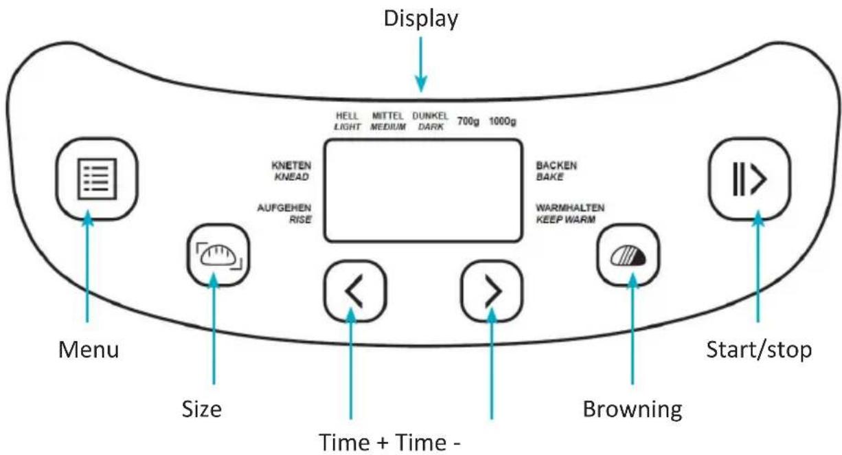 Arendo 303528 - Display and Controls - 1