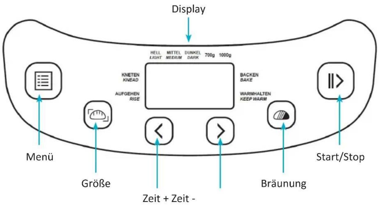 Arendo 303528 - Display und Bedienelemente - 1